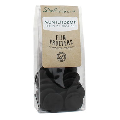 Delicious Muntendrop Suikervrij - 130g