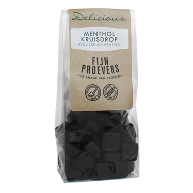 Delicious Menthol Kruisdrop Suikervrij (130gr)