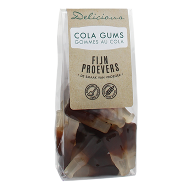 Delicious Cola Gums Suikervrij (130gr)