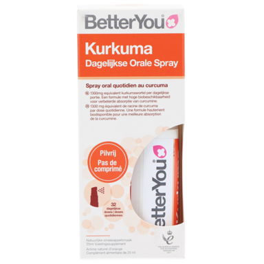 BetterYou Kurkuma Dagelijkse Orale Spray (25ml)