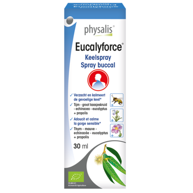 Physalis Eucalyforce Keelspray Bio - 30ml