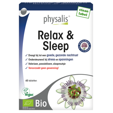 Physalis Relax & Sleep Bio (45 Tabletten)
