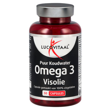 Lucovitaal Puur Omega 3 Koudwater Visolie (50 Capsules)