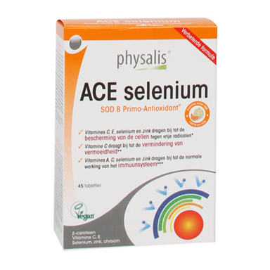 Physalis ACE Selenium + Groene Thee (45 Tabletten)