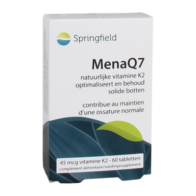 Springfield MenaQ7 Vitamine K2 (60 Capsules)