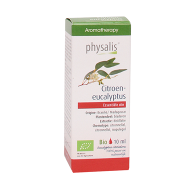 Physalis Citroen Eucalyptus Olie Bio (10ml)