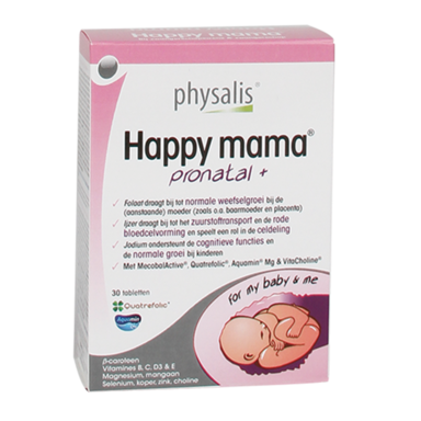 Physalis Happy Mama Pronatal+ (30 Tabletten)