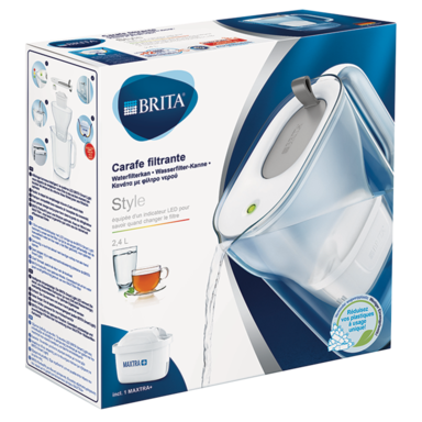 Brita Carafe filtrante Fill & Enjoy Gris Style - 2,4l