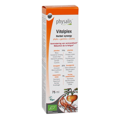 Physalis Vitalplex Kruiden Synergie Druppels Bio (75ml)