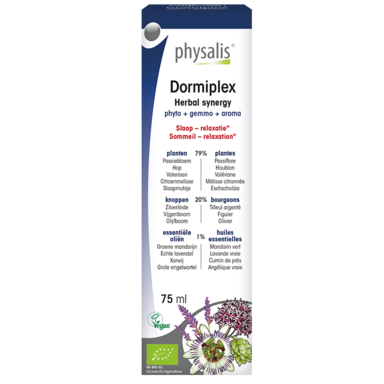 Physalis Dormiplex Kruiden Synergie Druppels Bio (75ml)