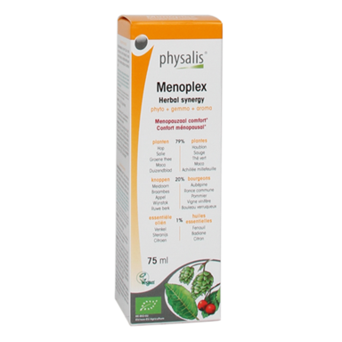 Physalis Menoplex Kruiden Synergie Druppels Bio (75ml)