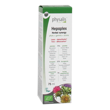 Physalis Hepaplex Kruiden Synergie Druppels Bio (75ml)