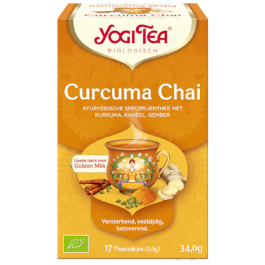 Yogi Tea Thé Chai Curcuma Bio (17 sachets)