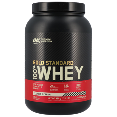 Optimum Nutrition Gold Standard 100% Whey Cookies & Cream - 896g