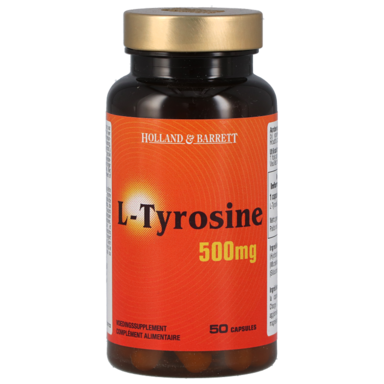 Holland & Barrett L-Tyrosine, 500mg - 50 Capsules