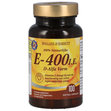 Holland & Barrett Vitamine E-400 IE (100 Capsules)