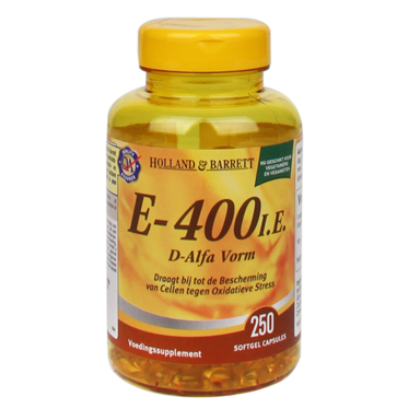 Holland & Barrett Vitamine E400 (250 Capsules)