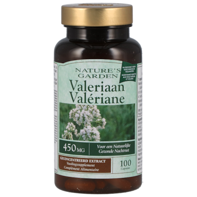 Nature's Garden Valeriaan, 450mg (100 Capsules)