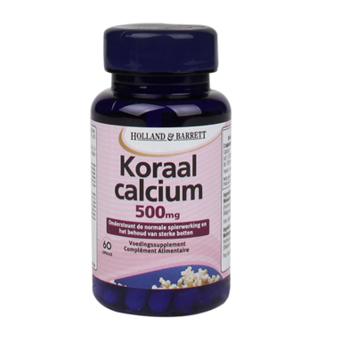 Holland & Barrett Calcium de Corail 500 mg 60 Capsules