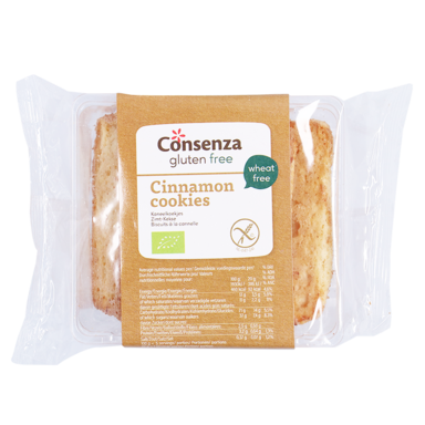 Consenza Crunchy Cinnamon Glutenvrij Bio