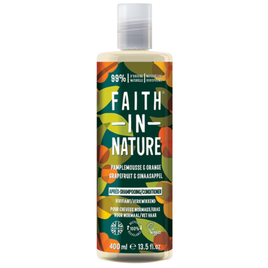 Après-shampooing pamplemousse et orange de Faith In Nature