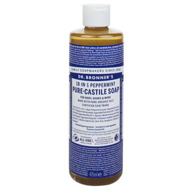 Dr. Bronner's Peppermint Vloeibare Zeep - 475ml