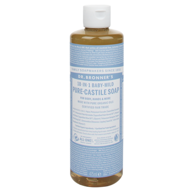 Dr Bronner's Pur savon de Castille Neutre 475 ml