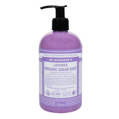 Dr. Bronner's Biologische Suiker Zeep Lavendel - 355ml