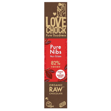 Lovechock Pure Nibs 82% Cacao - 40g