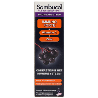 Sambucol Immuno Forte (15 Bruistabletten)
