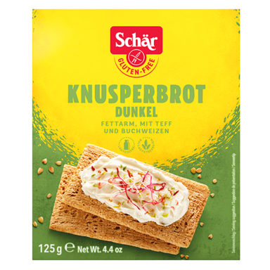 Schär Donkerbruin Knäckebrood Glutenvrij