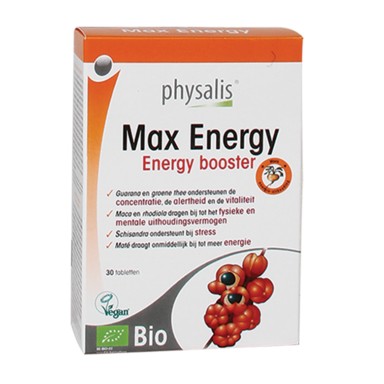 Physalis Max Energy Bio (30 Tabletten)