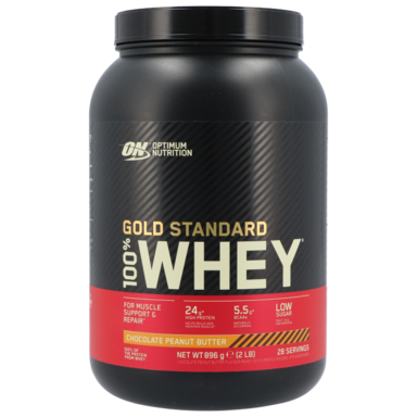 Optimum Nutrition Gold Standard 100% Whey Chocolat Beurre de Cacahuète - 896g