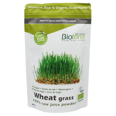 Biotona Poudre d'herbe de blé Bio (200 g)