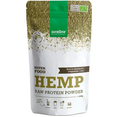 Purasana Hemp Protein Raw Powder Bio - 200g