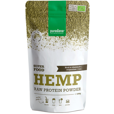 Purasana Hemp Protein Raw Powder Bio (200gr)