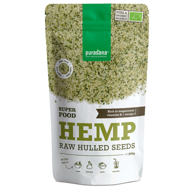 Purasana Hemp Seeds Raw Bio (200gr)