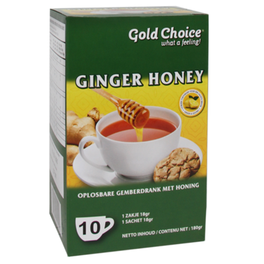 Gold Choice Ginger Honey Drink (10 Theezakjes)