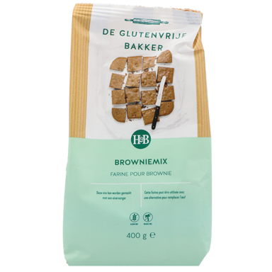 De Glutenvrije Bakker Browniemix (400gr)