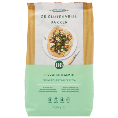 De Glutenvrije Bakker Pizzabodem Mix (400gr)