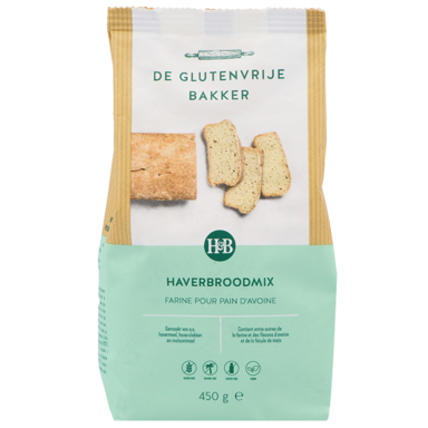 De Glutenvrije Bakker Haverbroodmix - 450g