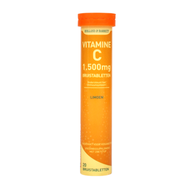 Holland & Barrett Vitamine C Bruistabletten Limoen (20 Tabletten)