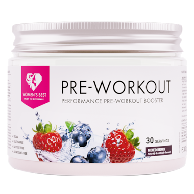 Women's Best Pre Workout Booster Mixed Berry - 300g