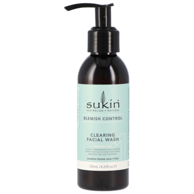 Sukin Blemish Control Clearing Face Wash (125 ml)