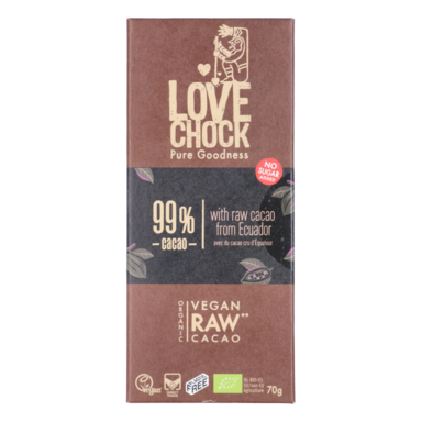 Lovechock Extreme Dark 99% Cacao Bio (70gr)