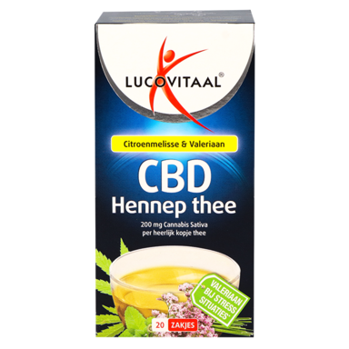 Lucovitaal CBD Hennep Thee (20 Theezakjes)