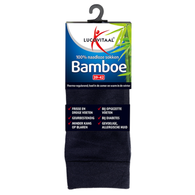Lucovitaal Chaussettes Bambou Bleu 39-42