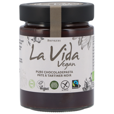 La Vida Vegan Pâte à Tartiner au Chocolat Noir Bio (270gr)