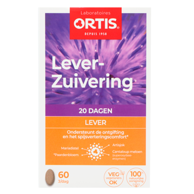 Ortis Lever-Zuivering (60 Tabletten)