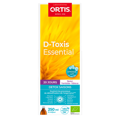 Ortis Detoxine Framboos Hibiscus Bio - 250ml